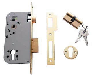 Husuper Palanca de Puerta 3 Paquetes Manija de Puerta Abierta con Cerradura Puertas con Grosor de 35-45 mm Pomo de Puerta para Ba/ño Dormitorio Sin Llaves Sin Cerraduras