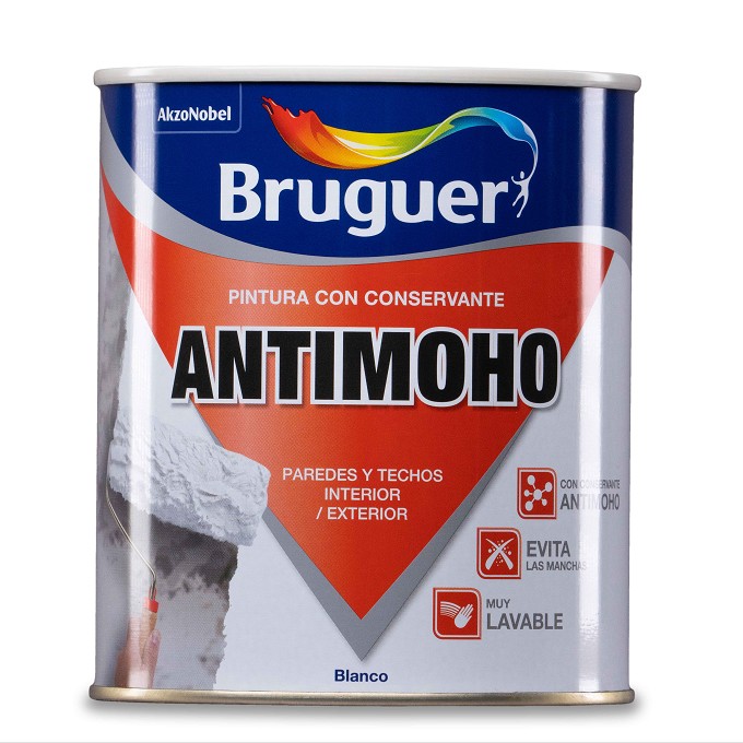 50692510  BRU Pintura Antimoho Blanco 0,750 Lts
