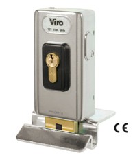 50760810  Cerradura VIRO Eléctrica V06 Anclaje Vertical S/Cilindro