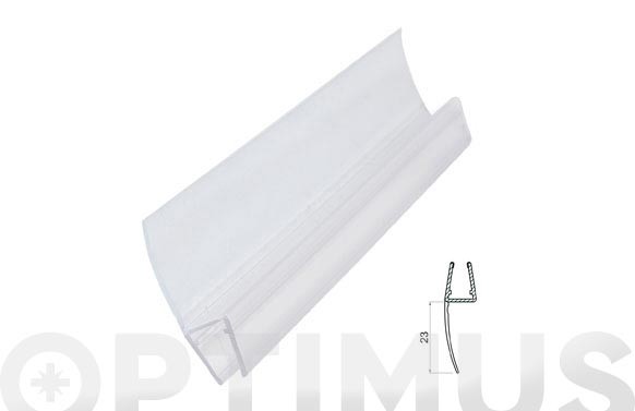 45787780  Perfil Mampara Ba&ntilde;o/Ducha Junta 23mm/6-8mm/2Mt