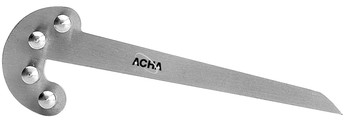 45972700  -Escuadras buscacentros de acero inox.