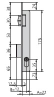 50004220  Cerradura CVL 1963/V/5