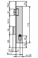 50004310  Cerradura CVL 1975/V/5