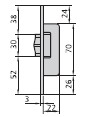 50007730  Cerradura CVL 1963/RV/0