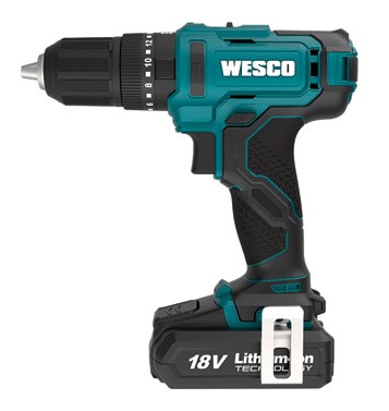 50023740  WESCO Atornillador Impacto +Taladro Bateria C/ 2 Baterias y Cargador