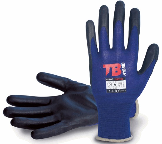 50029860  -Guante TB7185TAC Azul  T-10