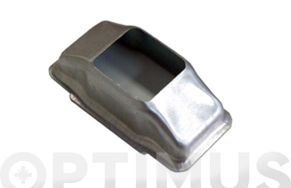 50273710  Carcasa Polea 2 Rodillos Aluminio