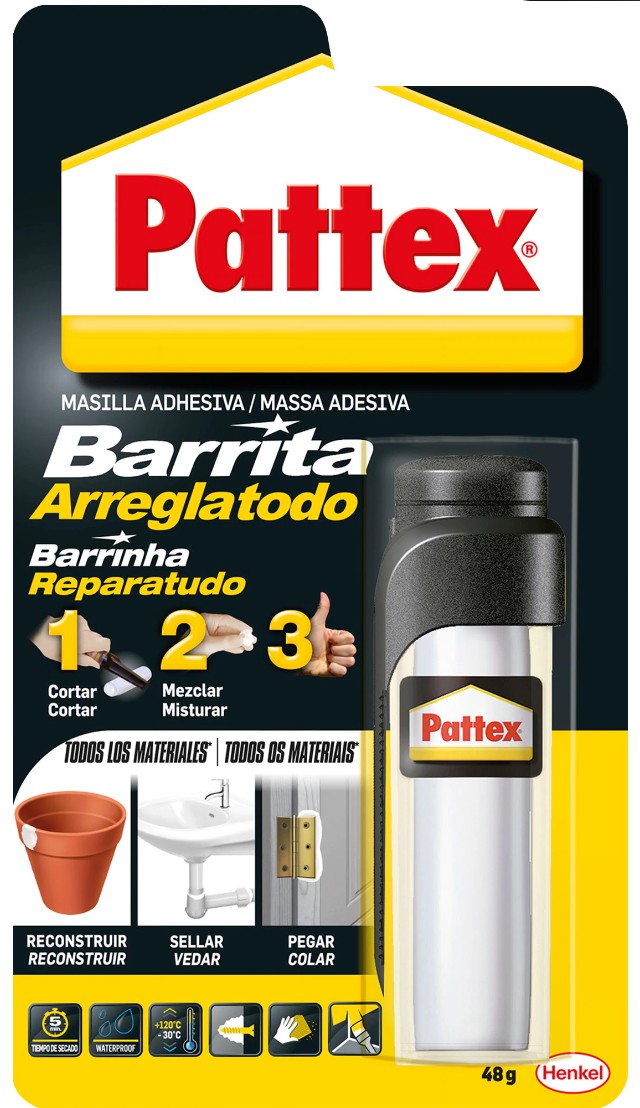 50425480  Adhesivo PATTEX Barrita Arreglatodo