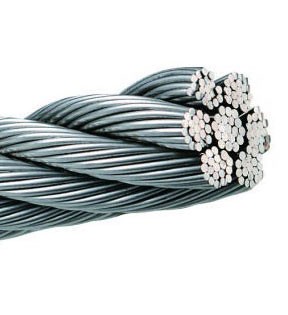 50440410  Cable Acero Inox.  8 mm.- 7x19+0 aisi 316