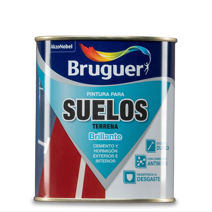 50464040  BRU Pintura Suelos Terrena Rojo