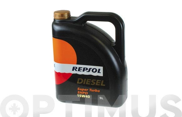 50464990  Aceite REPSOL Diesel Super Turbo Garrafa 5 Lts