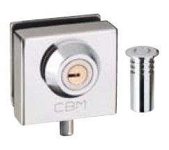 50488390  Cerradura CBM Puerta Cristal 03-P Inoxidable