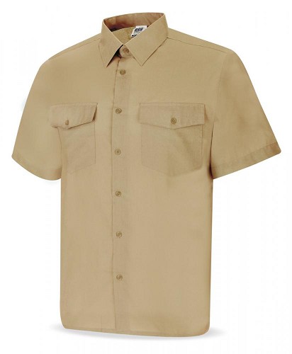 50504470  Ropa Camisa MAR Tergal Beige Corta 41/42