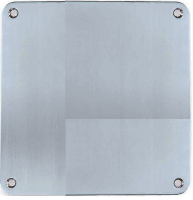 50696870  Placa Inox. FM Limpieza 170x170