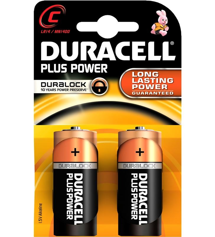 50720900  Pila DURACELL Plus  LR14 ( 2 Pzas.)