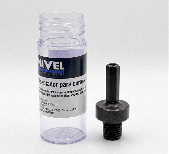 50744980  Adaptador Taladro P/Corona Diamante M-14 NVL
