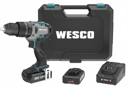 50753310  WESCO Taladro Percutor 18V - 60 NM C/2 Baterias y Cargador (WS2419K2)