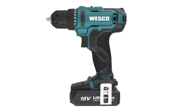 50757320  WESCO Taladro Sin percutor 18V - 30 NM C/Bateria y Cargador Tipo C