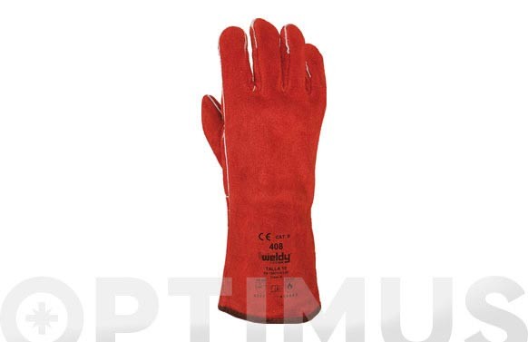 50794970  Guante GU018001 Soldador T-11 Rojo