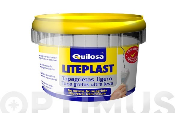 50821440  Masilla QUILOSA LITEPLAST Pasta Tapagrietas 750 ml.