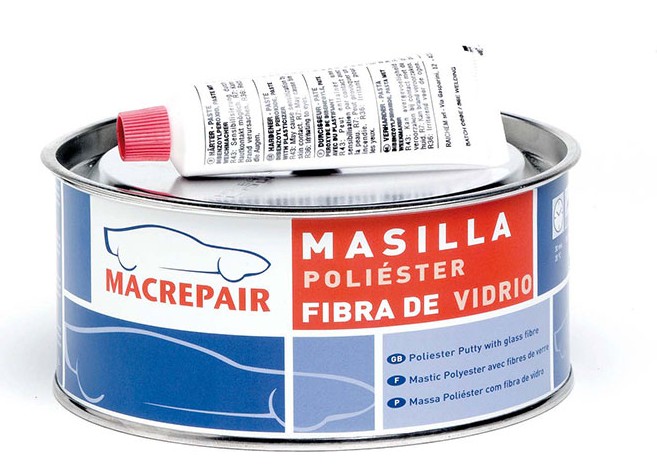 50851400  Masilla MACREPAIR Fibra Vidrio 0.900 Kg.