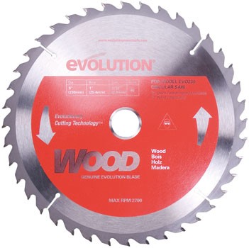 50893030  Evolution Disco Madera 230 mm. 40T