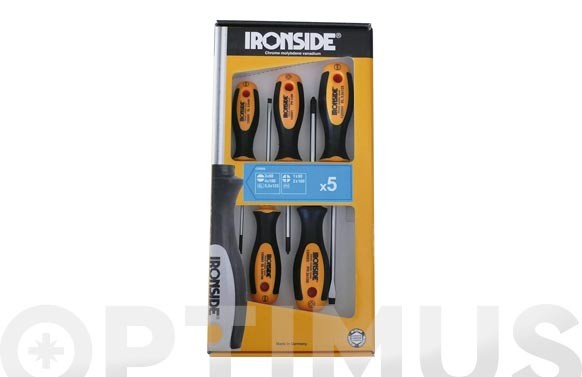 50982910  IRON Destornillador Juego Plano + Philips 5 Pzas