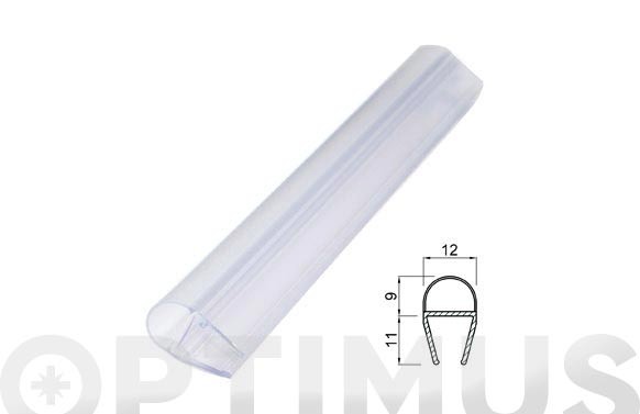 50983340  Perfil Mampara Ba&ntilde;o Recambio "U" 8-10 mm 18526 - 2 mts.