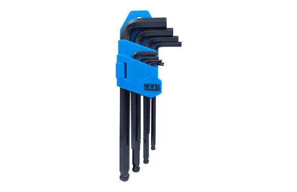 51004900  NVL Llave Allen Larga Bola ( 9 Pzas)