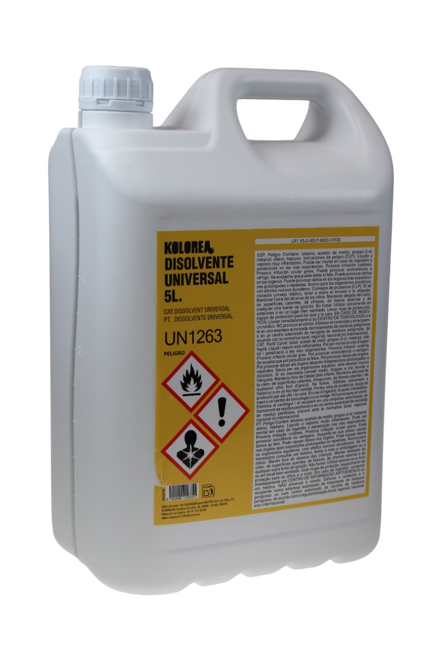 51010040  Disolvente Kolorea 5 Lts