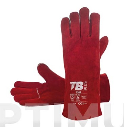 51010110  Guante TB 910B Soldador T-10 Rojo
